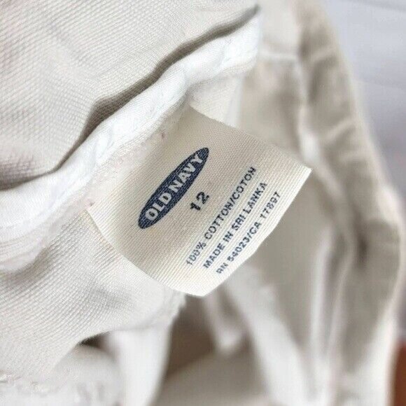 2/$15 Old Navy Womens Skirt Khaki SZ 12 Knee Length Modest Zip Pockets Straight - Picture 4 of 6